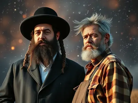 Jew and Gentile A Jew and a Gentile stand next to each other